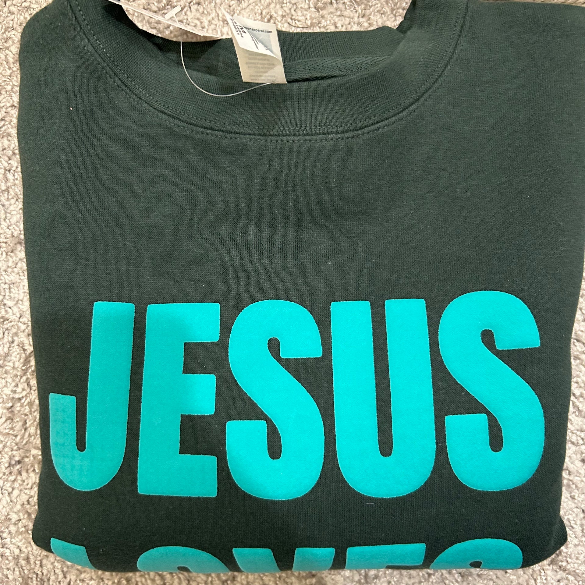 トップス AIR JESUS L/S TEE monouri stamp stump SALE - JESUS LOVES YOU PUFF – Harper Blossom Co.